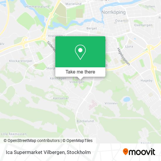 Ica Supermarket Vilbergen map
