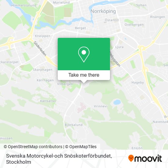 Svenska Motorcykel-och Snöskoterförbundet map