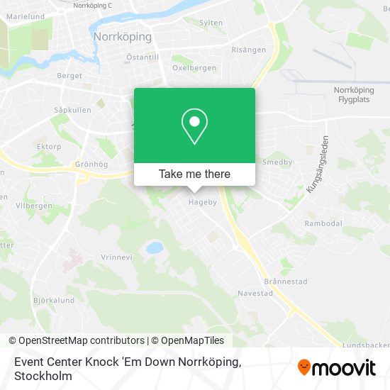 Event Center Knock 'Em Down Norrköping map