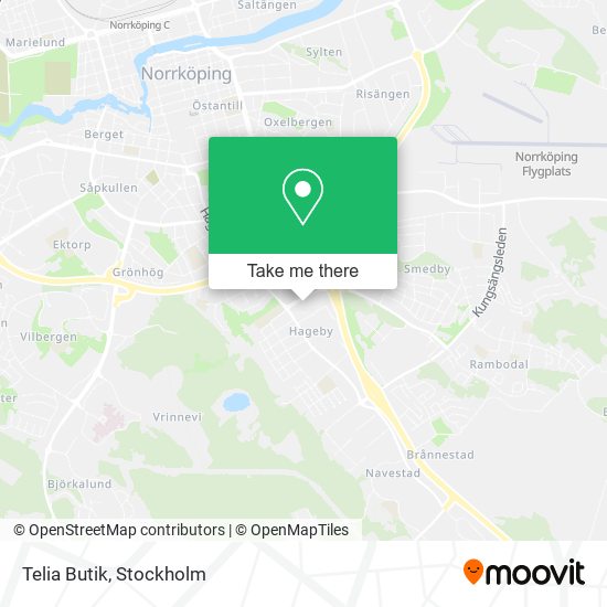 Telia Butik map