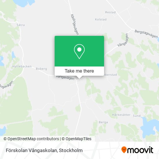 Förskolan Vångaskolan map