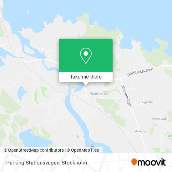 Parking Stationsvägen map