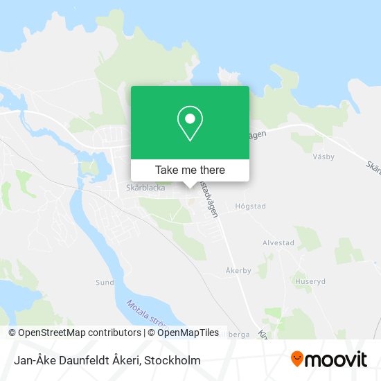 Jan-Åke Daunfeldt Åkeri map