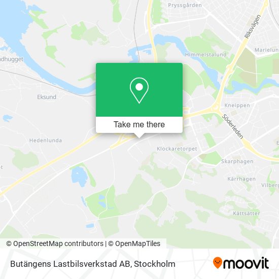 Butängens Lastbilsverkstad AB map