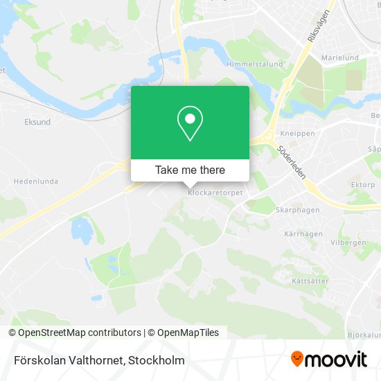 Förskolan Valthornet map