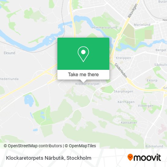 Klockaretorpets Närbutik map