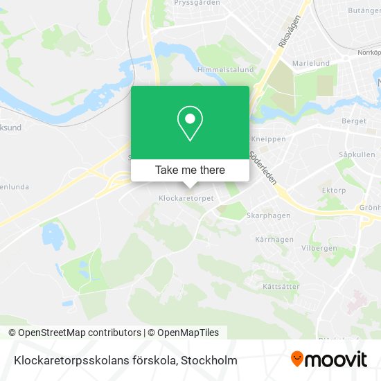 Klockaretorpsskolans förskola map