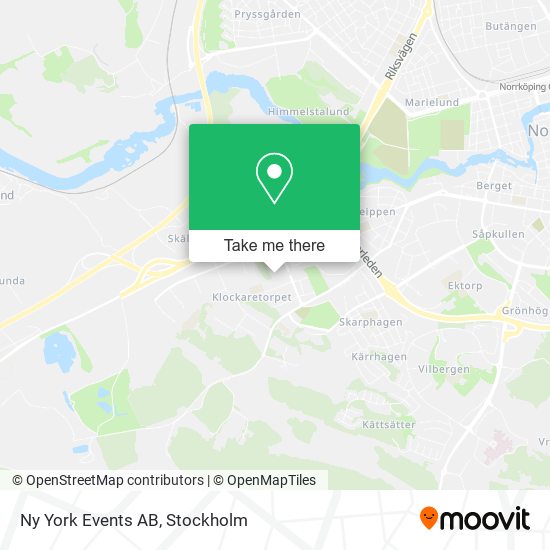 Ny York Events AB map