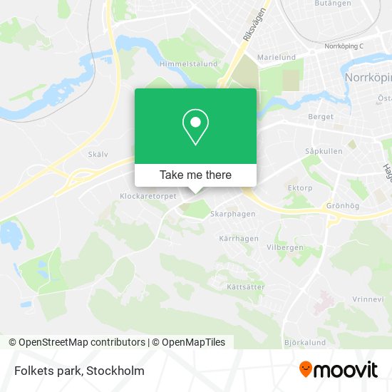 Folkets park map