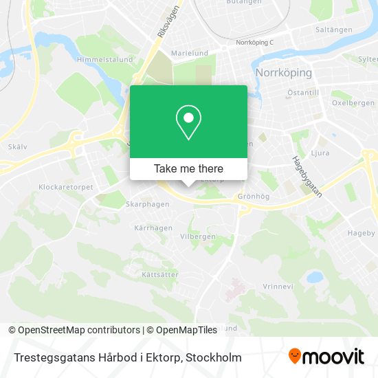 Trestegsgatans Hårbod i Ektorp map