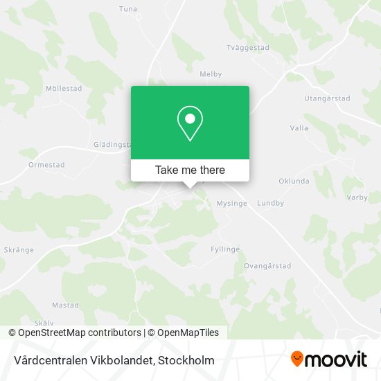Vårdcentralen Vikbolandet map
