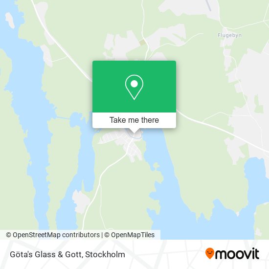 Göta's Glass & Gott map