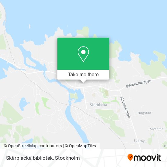 Skärblacka bibliotek map