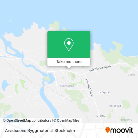 Arvidssons Byggmaterial map