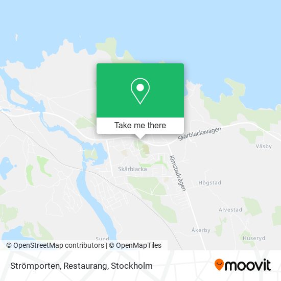 Strömporten, Restaurang map