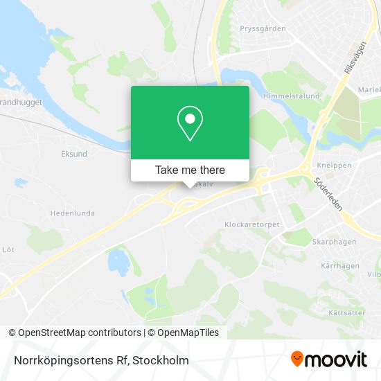 Norrköpingsortens Rf map