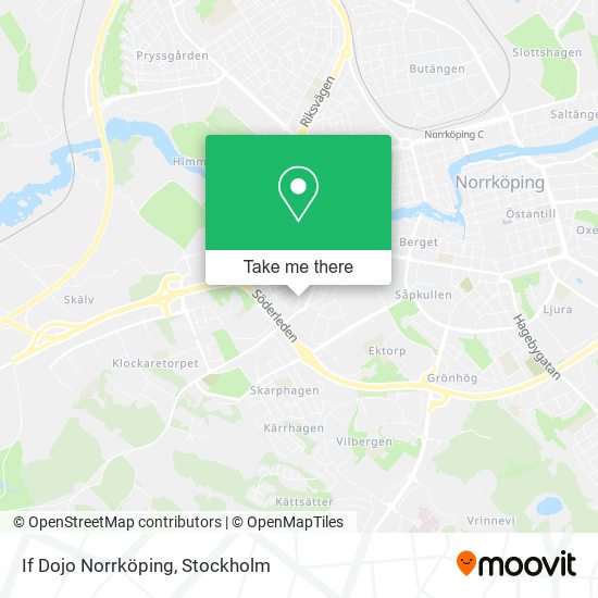 If Dojo Norrköping map