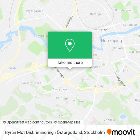 Byrån Mot Diskriminering i Östergötland map