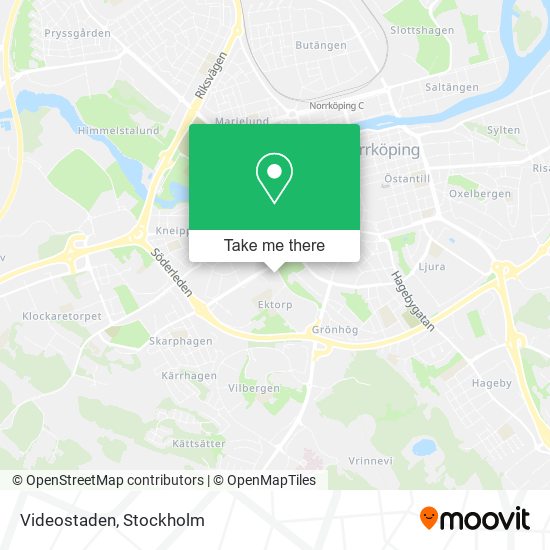 Videostaden map