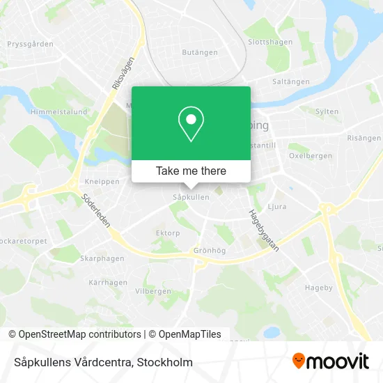 Såpkullens Vårdcentra map
