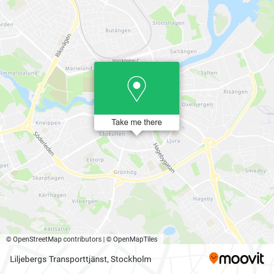 Liljebergs Transporttjänst map