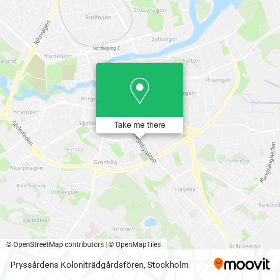 Pryssårdens Koloniträdgårdsfören map