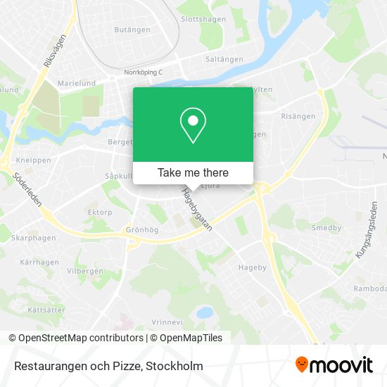 Restaurangen och Pizze map