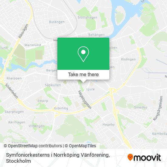 Symfoniorkesterns i Norrköping Vänförening map