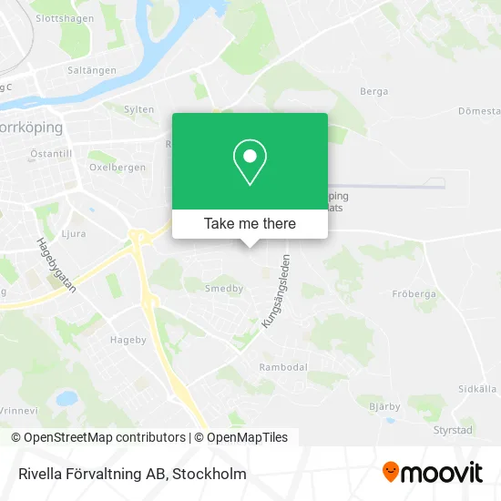 Rivella Förvaltning AB map