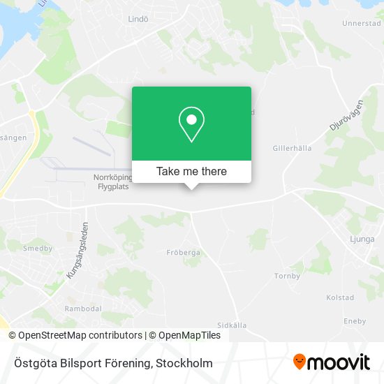 Östgöta Bilsport Förening map