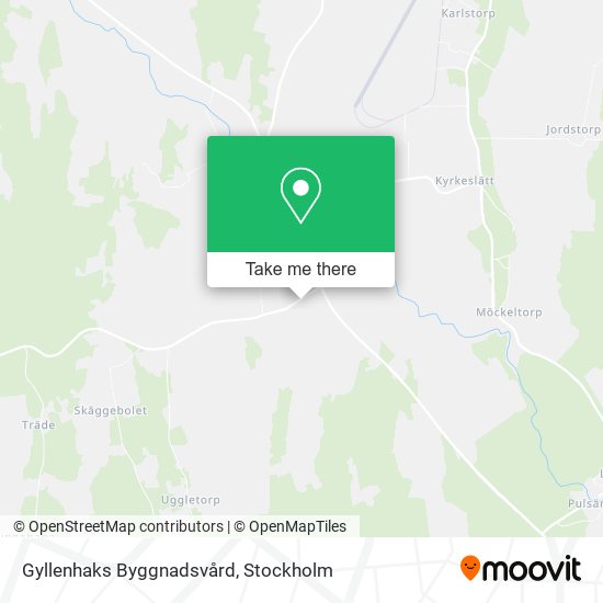 Gyllenhaks Byggnadsvård map