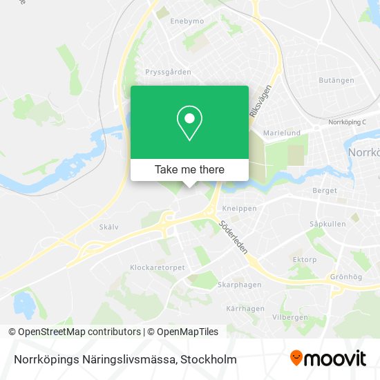 Norrköpings Näringslivsmässa map