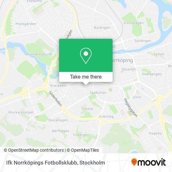 Ifk Norrköpings Fotbollsklubb map