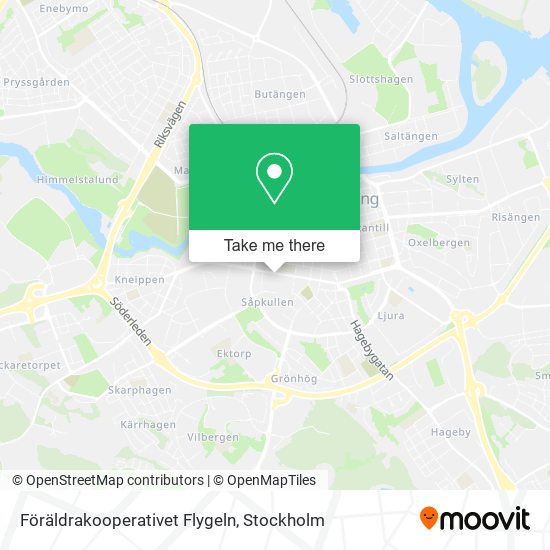 Föräldrakooperativet Flygeln map