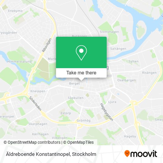 Äldreboende Konstantinopel map