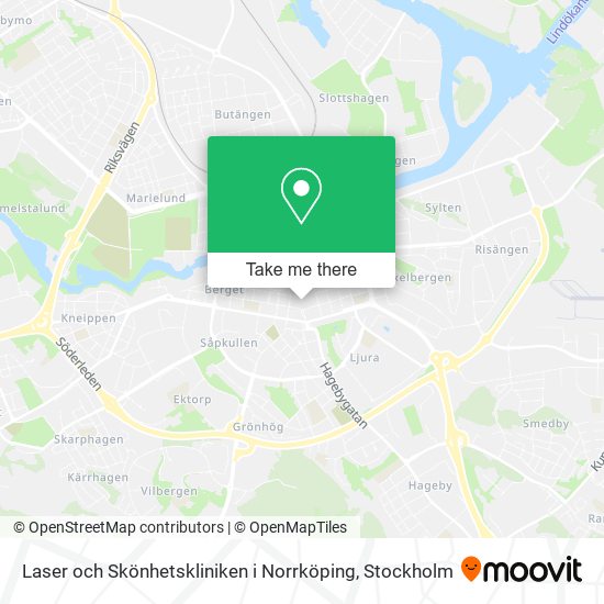 Laser och Skönhetskliniken i Norrköping map