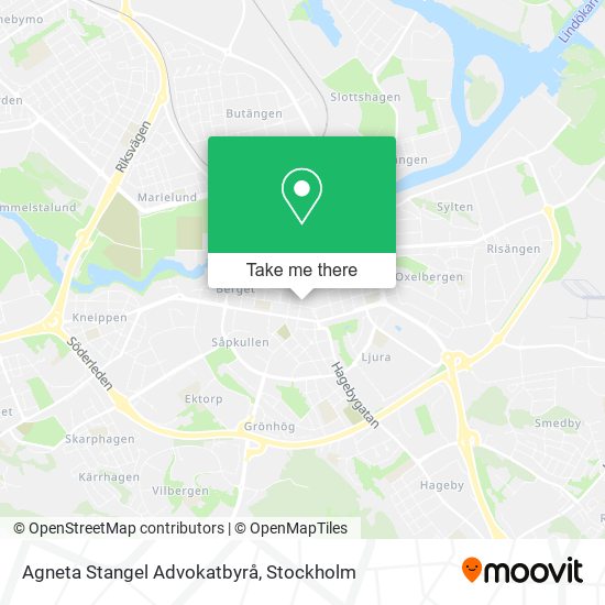 Agneta Stangel Advokatbyrå map