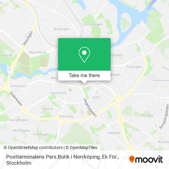 Postterminalens Pers.Butik i Norrköping, Ek För. map