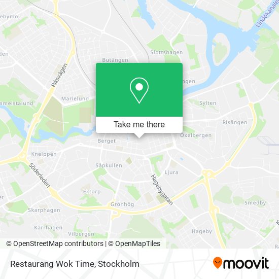 Restaurang Wok Time map