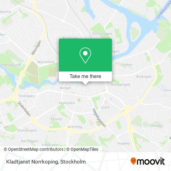 Kladtjanst Norrkoping map