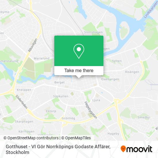 Gotthuset - VI Gör Norrköpings Godaste Affärer map