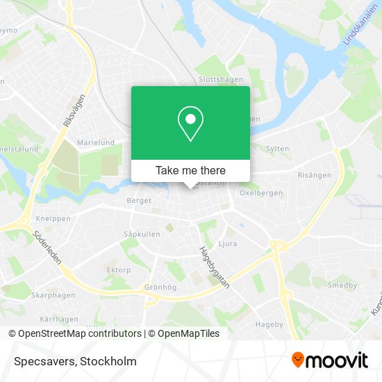 Specsavers map