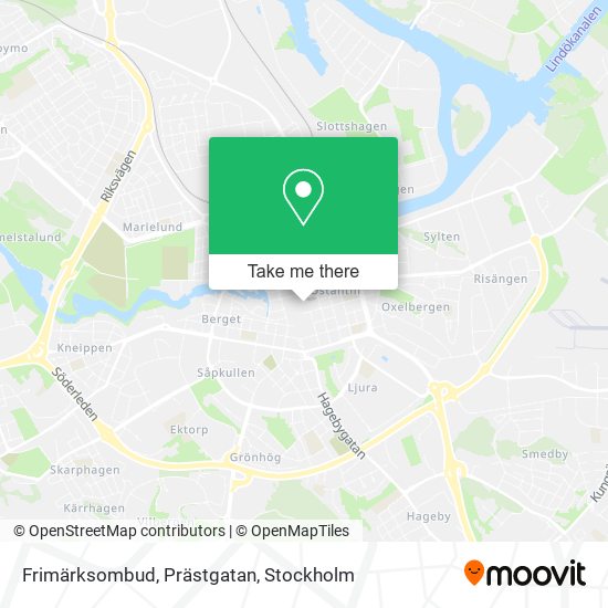 Frimärksombud, Prästgatan map