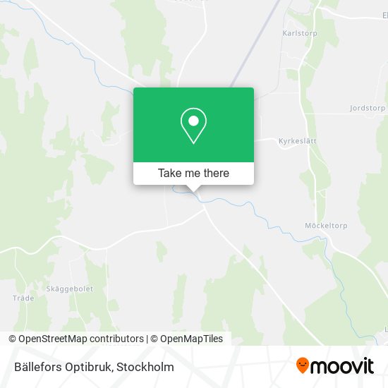 Bällefors Optibruk map