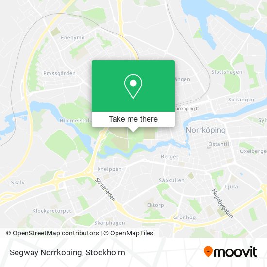 Segway Norrköping map
