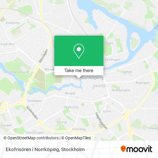 Ekofrisören i Norrköping map