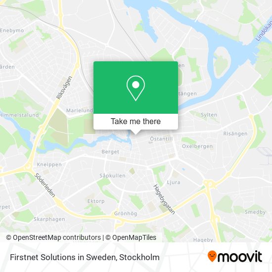 Firstnet Solutions in Sweden map