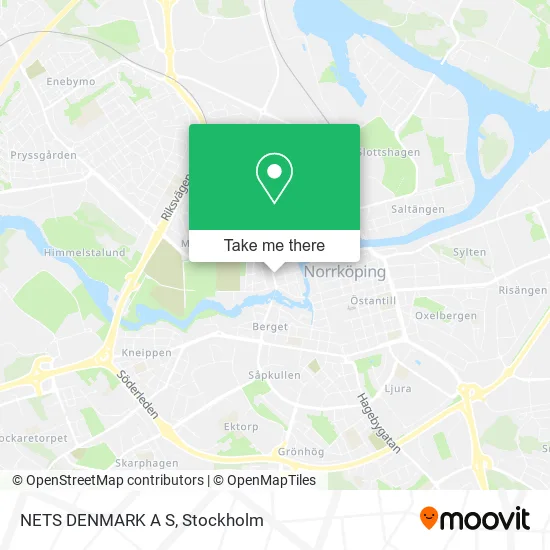 NETS DENMARK A S map