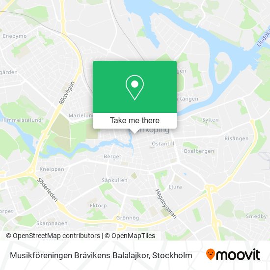 Musikföreningen Bråvikens Balalajkor map
