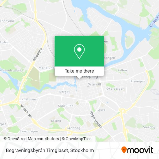 Begravningsbyrån Timglaset map